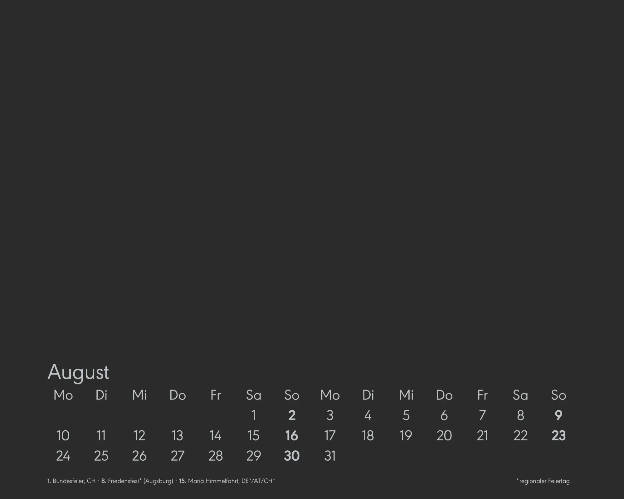 Bild: 4069095005983 | Kreativ-Kalender Tischaufsteller quer schwarz 2026 -...