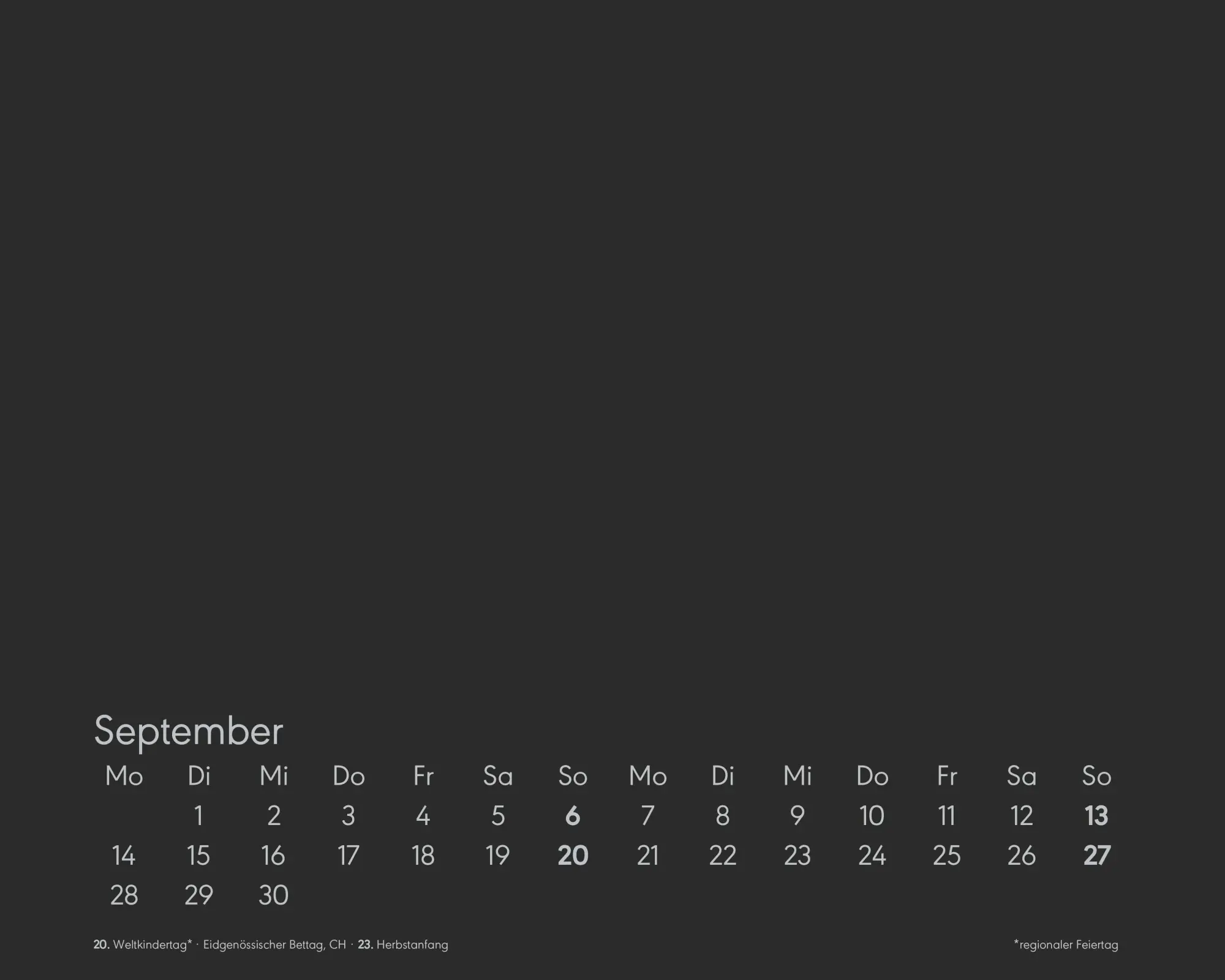 Bild: 4069095005983 | Kreativ-Kalender Tischaufsteller quer schwarz 2026 -...