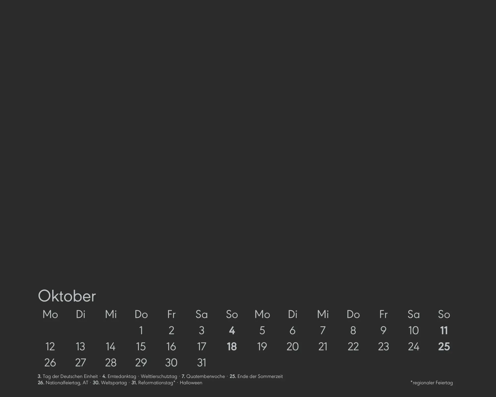Bild: 4069095005983 | Kreativ-Kalender Tischaufsteller quer schwarz 2026 -...