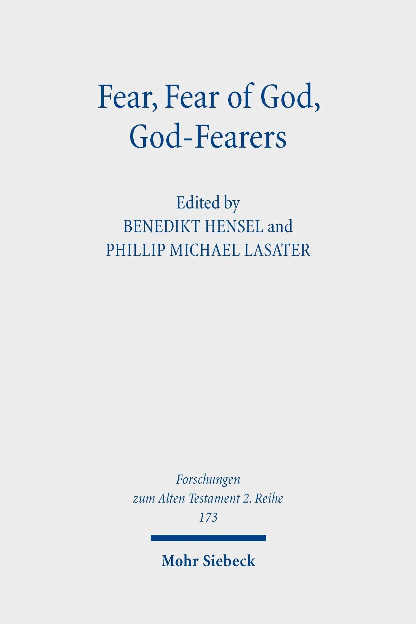 Fear, Fear of God, God-Fearers