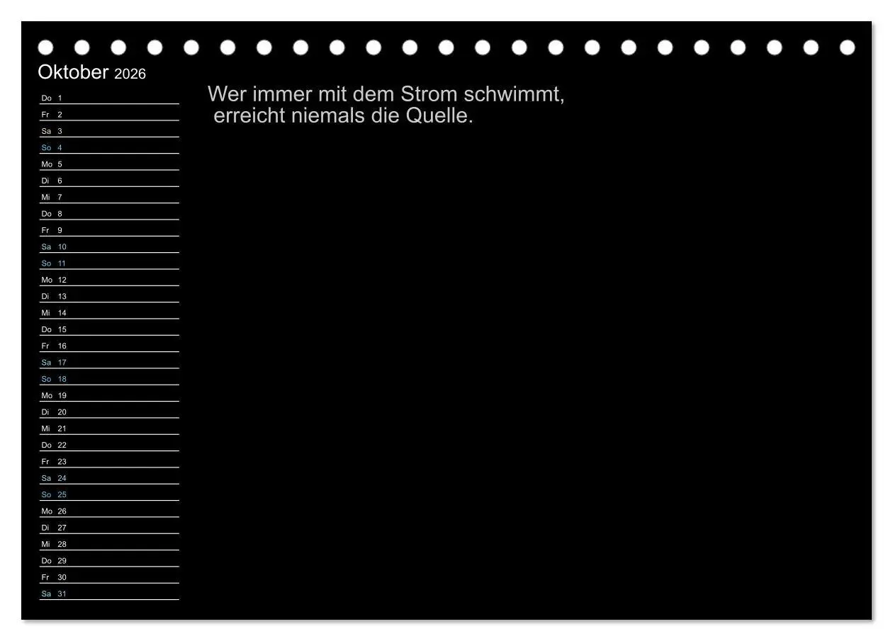 Bild: 9783457375983 | Mein Persönlicher Kalender (Tischkalender 2026 DIN A5 quer),...