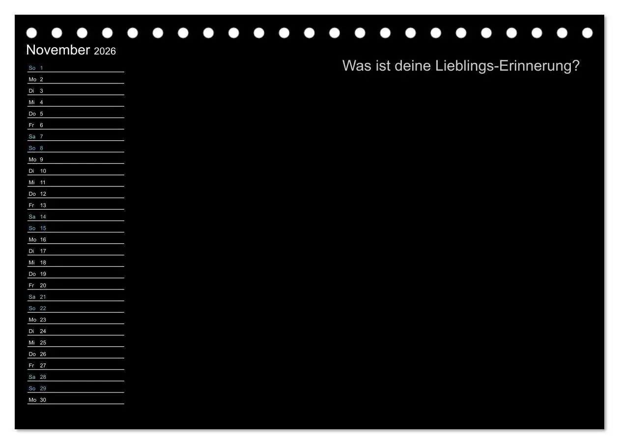 Bild: 9783457375983 | Mein Persönlicher Kalender (Tischkalender 2026 DIN A5 quer),...