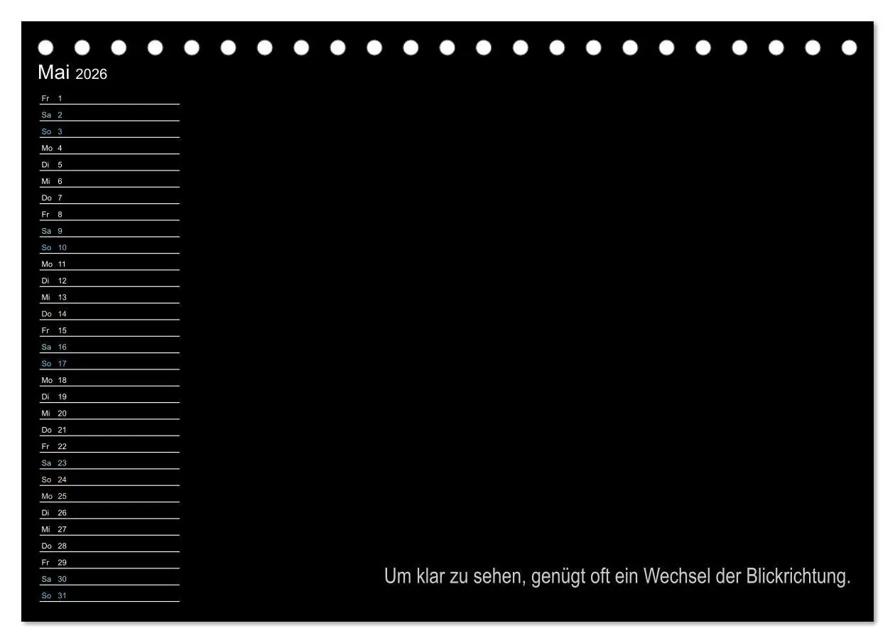 Bild: 9783457375983 | Mein Persönlicher Kalender (Tischkalender 2026 DIN A5 quer),...