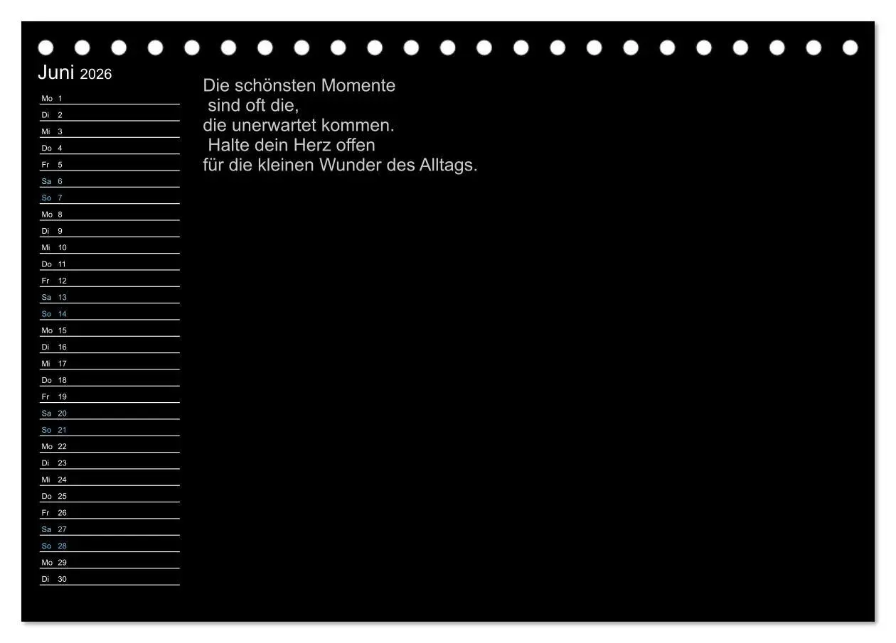 Bild: 9783457375983 | Mein Persönlicher Kalender (Tischkalender 2026 DIN A5 quer),...