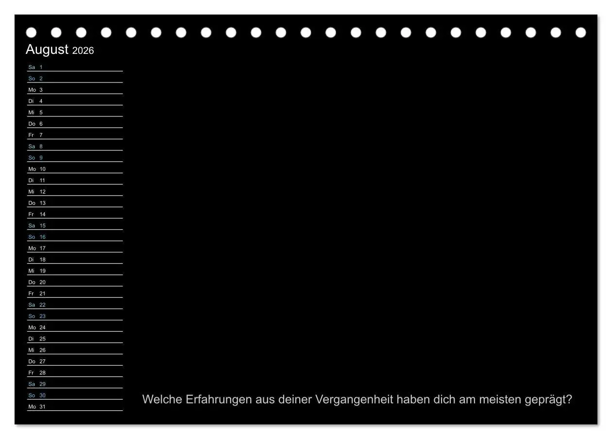 Bild: 9783457375983 | Mein Persönlicher Kalender (Tischkalender 2026 DIN A5 quer),...