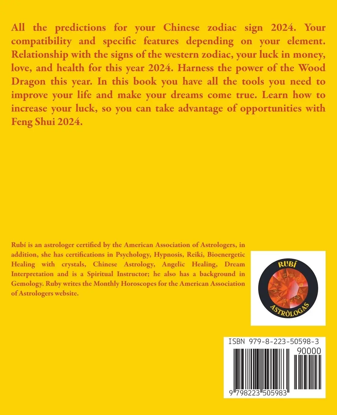 Rückseite: 9798223505983 | Dragon Horoscope 2024 | Angeline A. Rubi (u. a.) | Taschenbuch | 2023