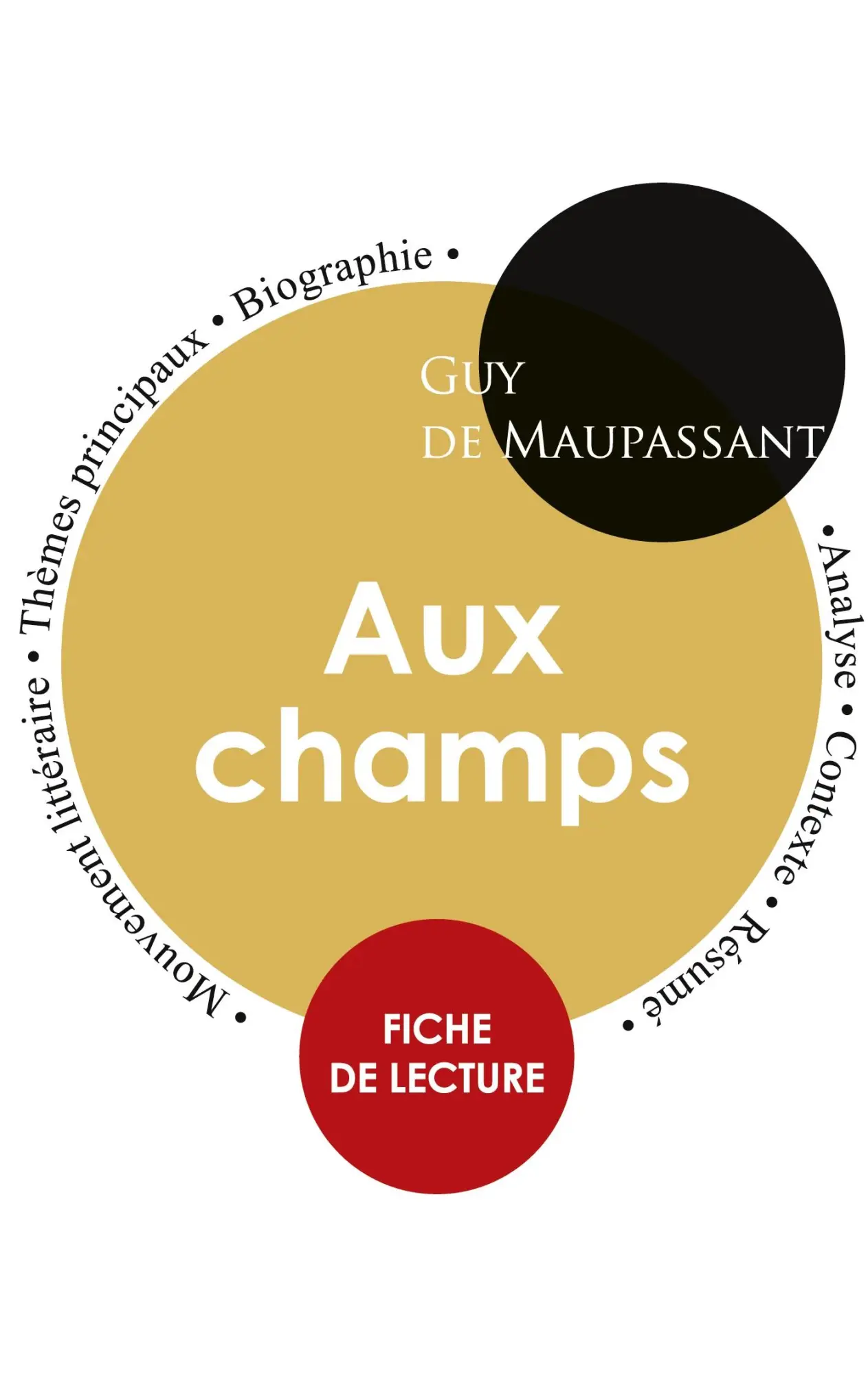 Cover: 9782759316083 | Fiche de lecture Aux champs (Étude intégrale) | Guy de Maupassant