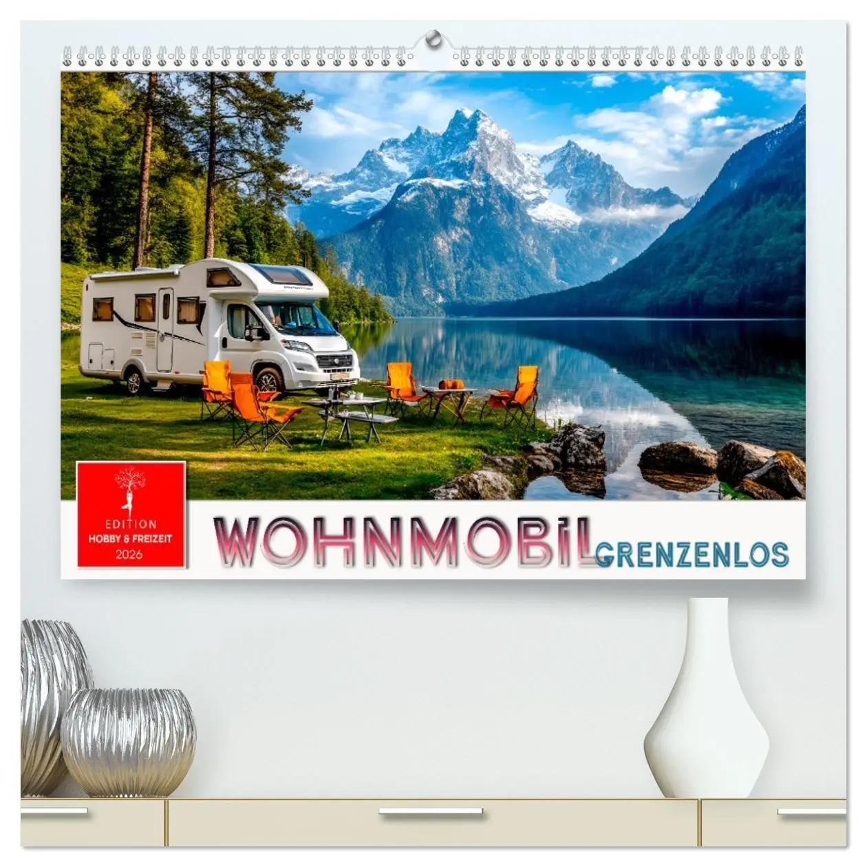 Cover: 9783457336083 | Wohnmobil grenzenlos (hochwertiger Premium Wandkalender 2026 DIN A2...