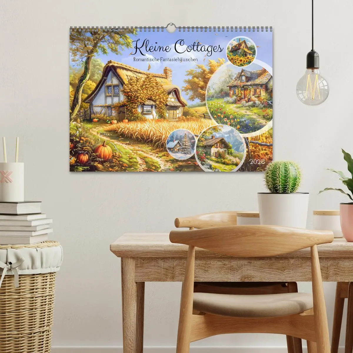 Bild: 9783457406083 | Kleine Cottages - Romantische Fantasiehäuschen (Wandkalender 2026...