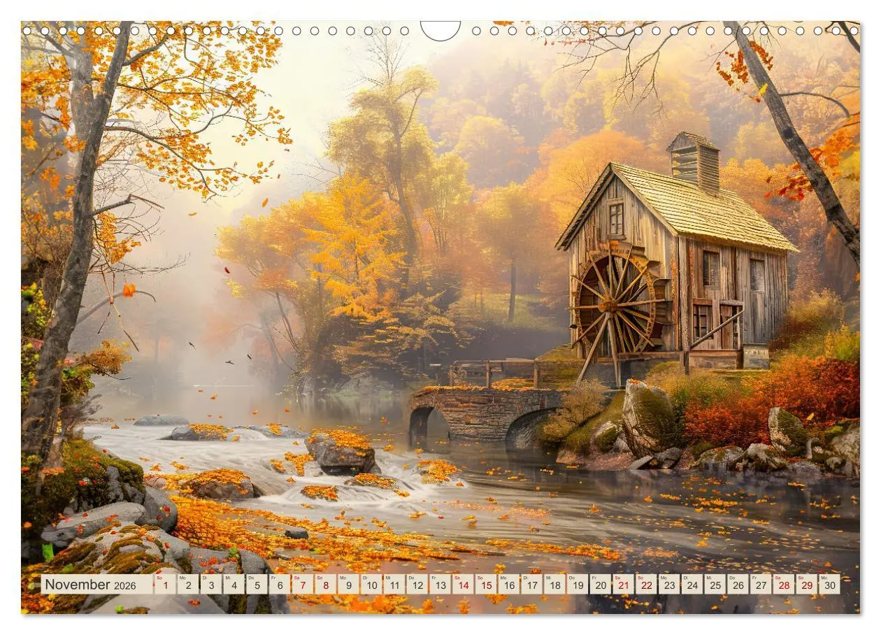 Bild: 9783457406083 | Kleine Cottages - Romantische Fantasiehäuschen (Wandkalender 2026...