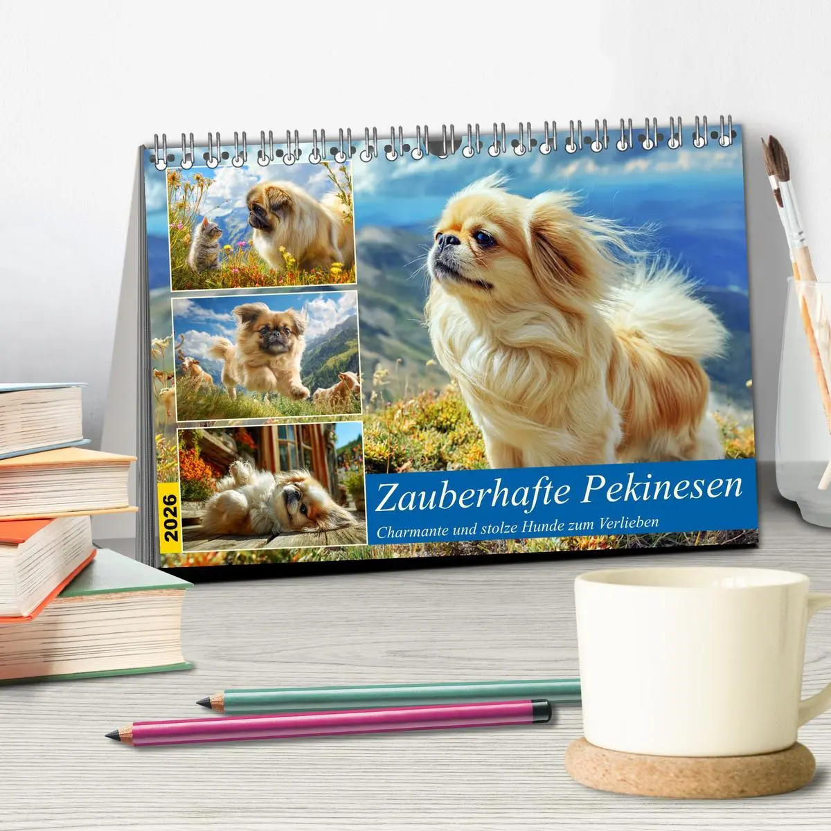 Bild: 9783516286083 | Zauberhafte Pekinesen. Charmante und stolze Hunde zum Verlieben...