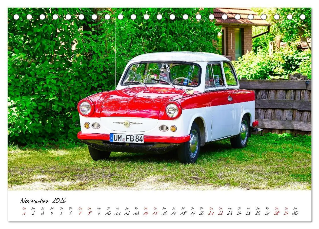 Bild: 9783516596083 | Trabi-Treffen (Tischkalender 2026 DIN A5 quer), CALVENDO...