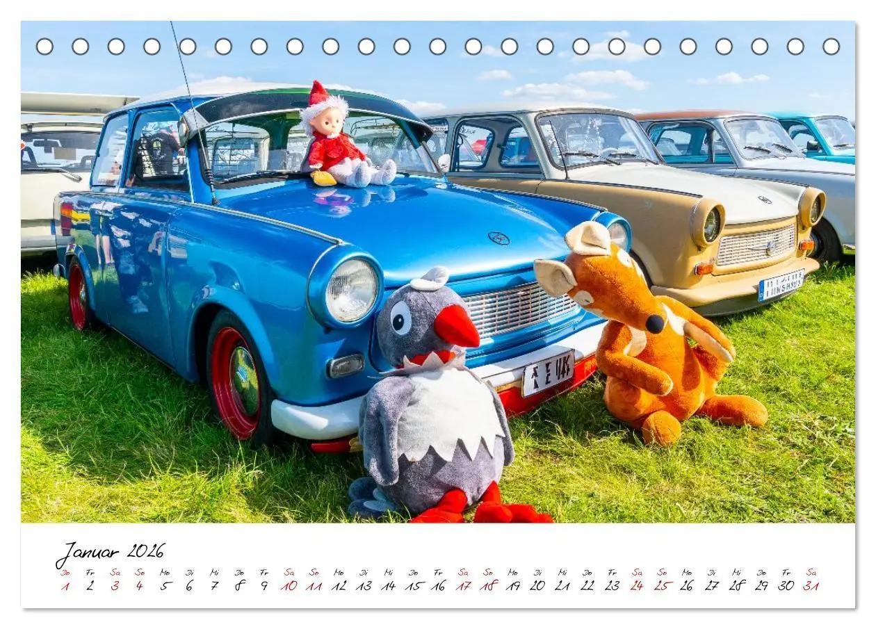 Bild: 9783516596083 | Trabi-Treffen (Tischkalender 2026 DIN A5 quer), CALVENDO...
