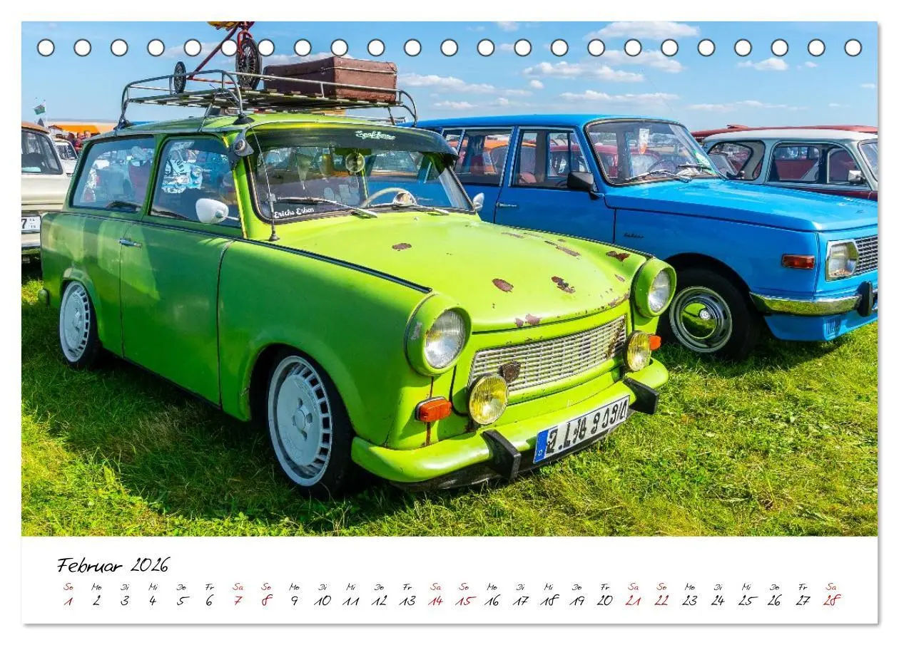 Bild: 9783516596083 | Trabi-Treffen (Tischkalender 2026 DIN A5 quer), CALVENDO...