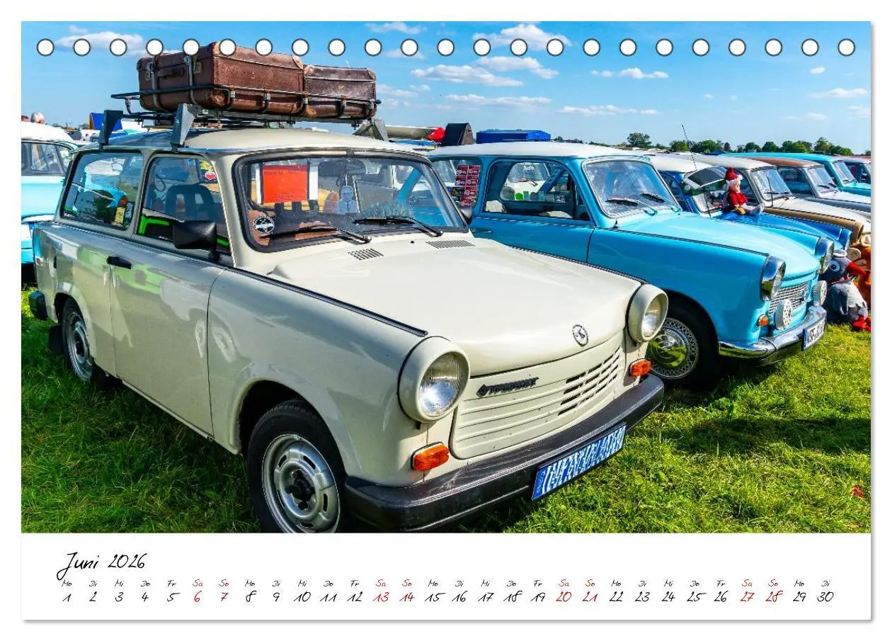Bild: 9783516596083 | Trabi-Treffen (Tischkalender 2026 DIN A5 quer), CALVENDO...