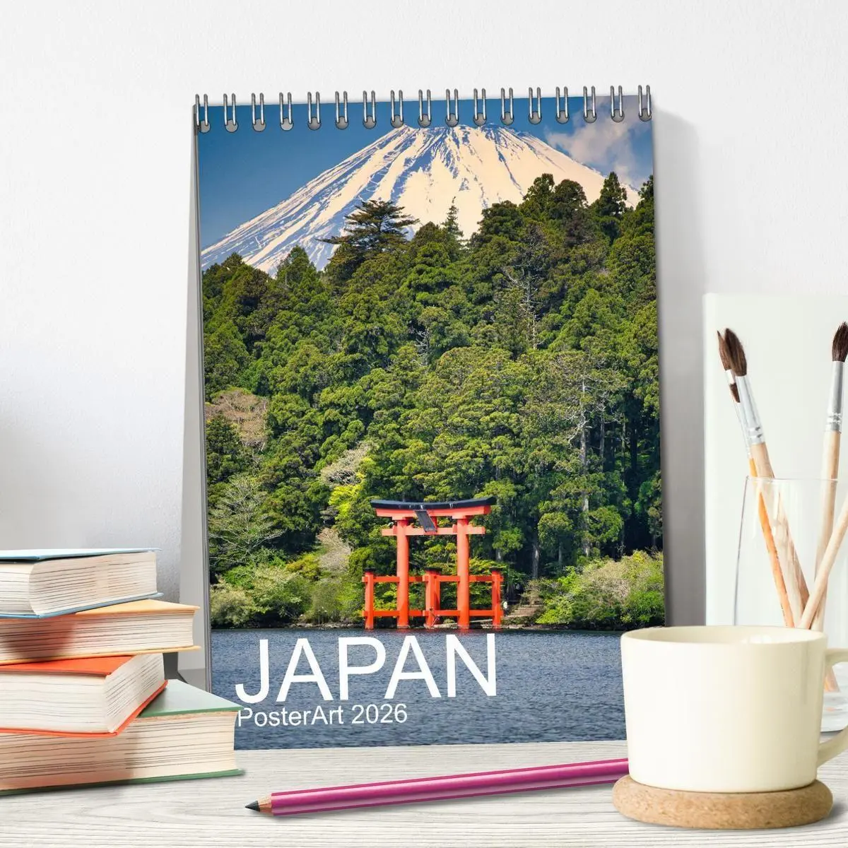 Bild: 9783516736083 | Japan PosterArt 2024 (Tischkalender 2026 DIN A5 hoch), CALVENDO...