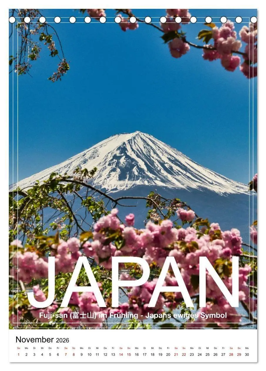 Bild: 9783516736083 | Japan PosterArt 2024 (Tischkalender 2026 DIN A5 hoch), CALVENDO...