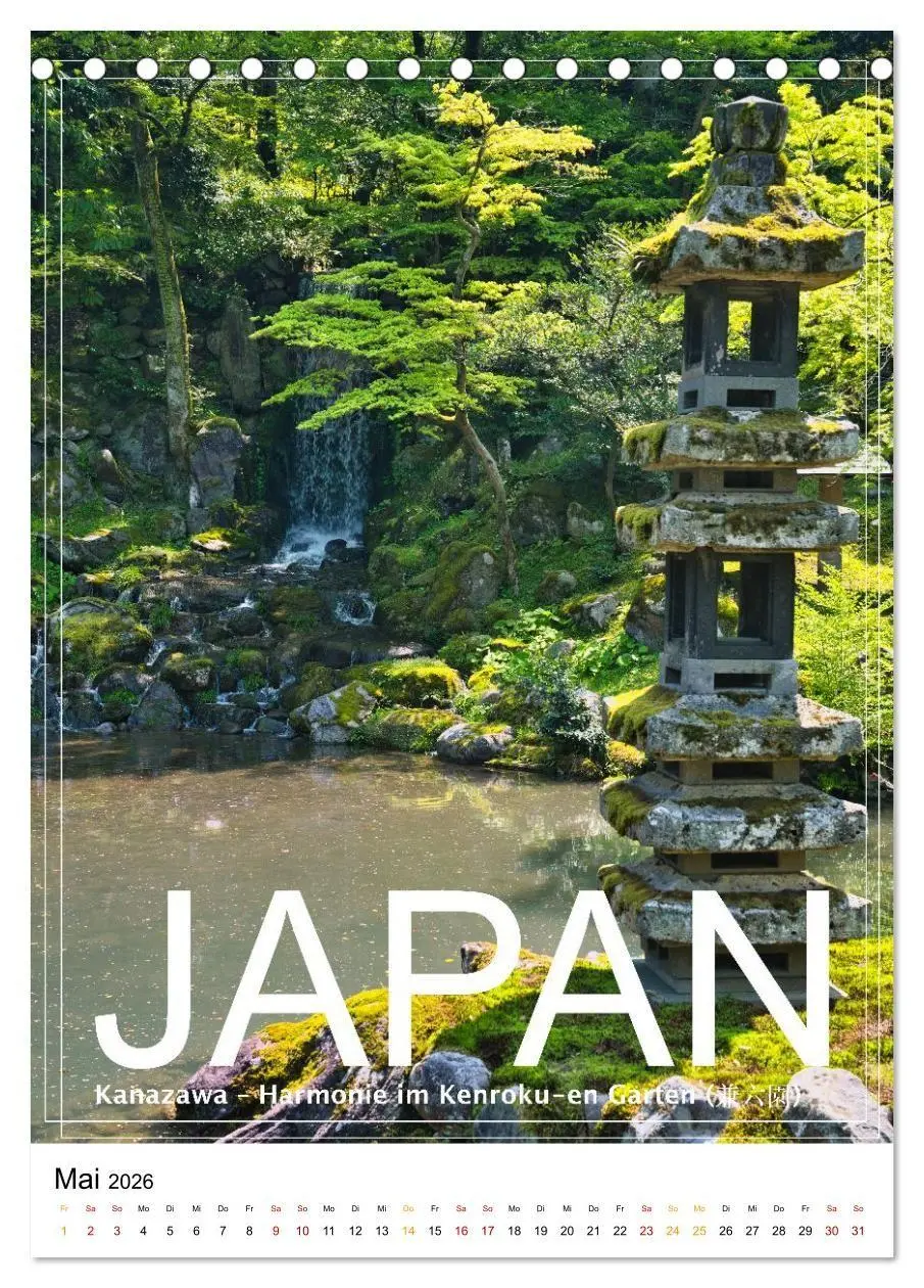 Bild: 9783516736083 | Japan PosterArt 2024 (Tischkalender 2026 DIN A5 hoch), CALVENDO...