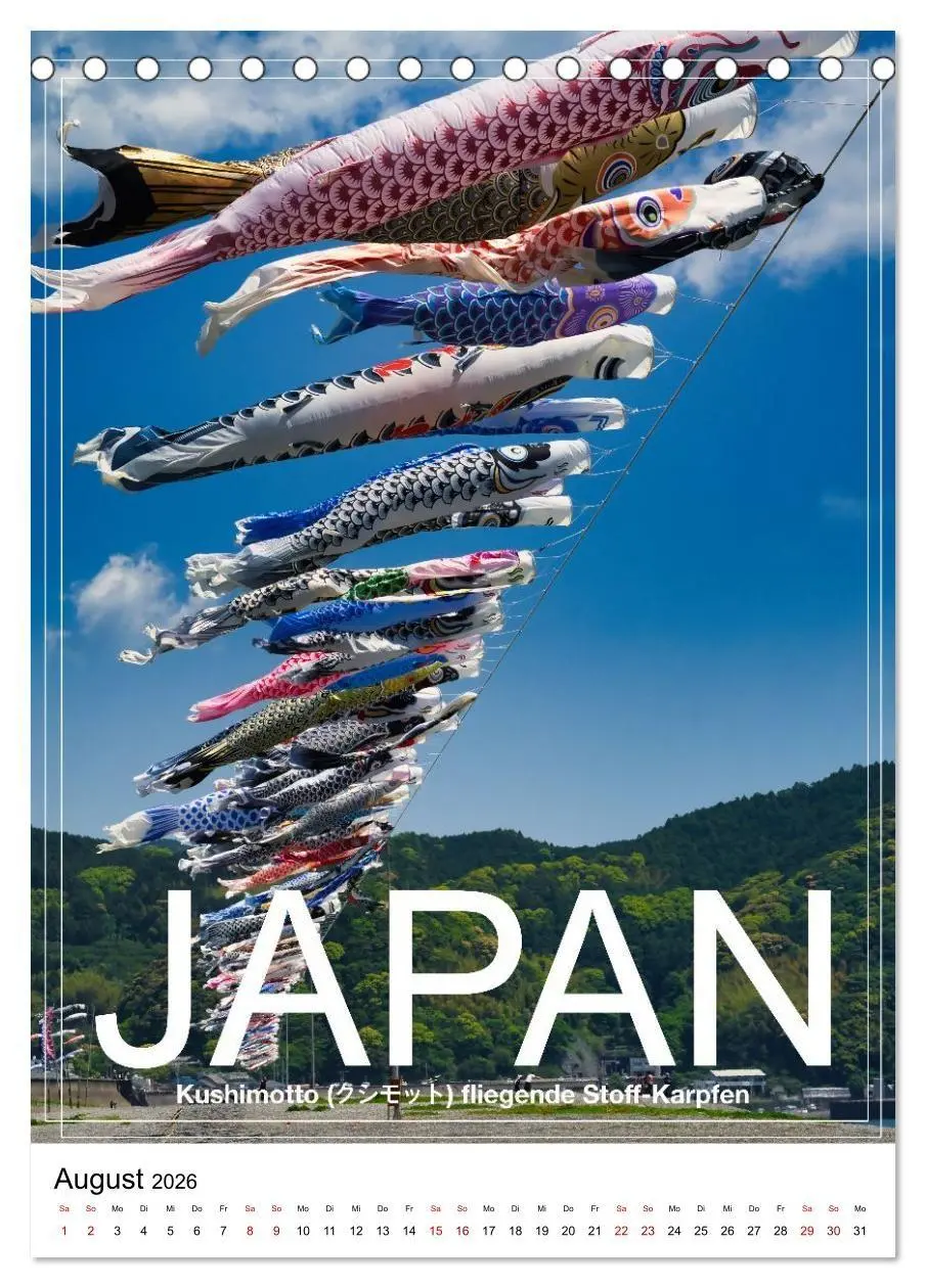 Bild: 9783516736083 | Japan PosterArt 2024 (Tischkalender 2026 DIN A5 hoch), CALVENDO...