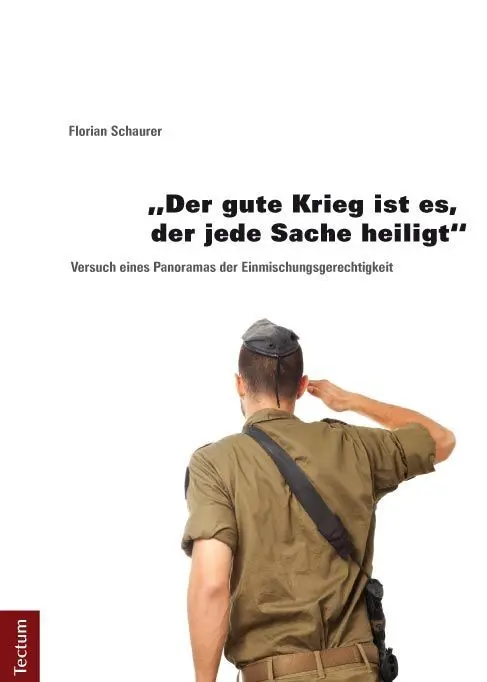 Cover: 9783828826083 | "Der gute Krieg ist es, der jede Sache heiligt" | Florian Schaurer