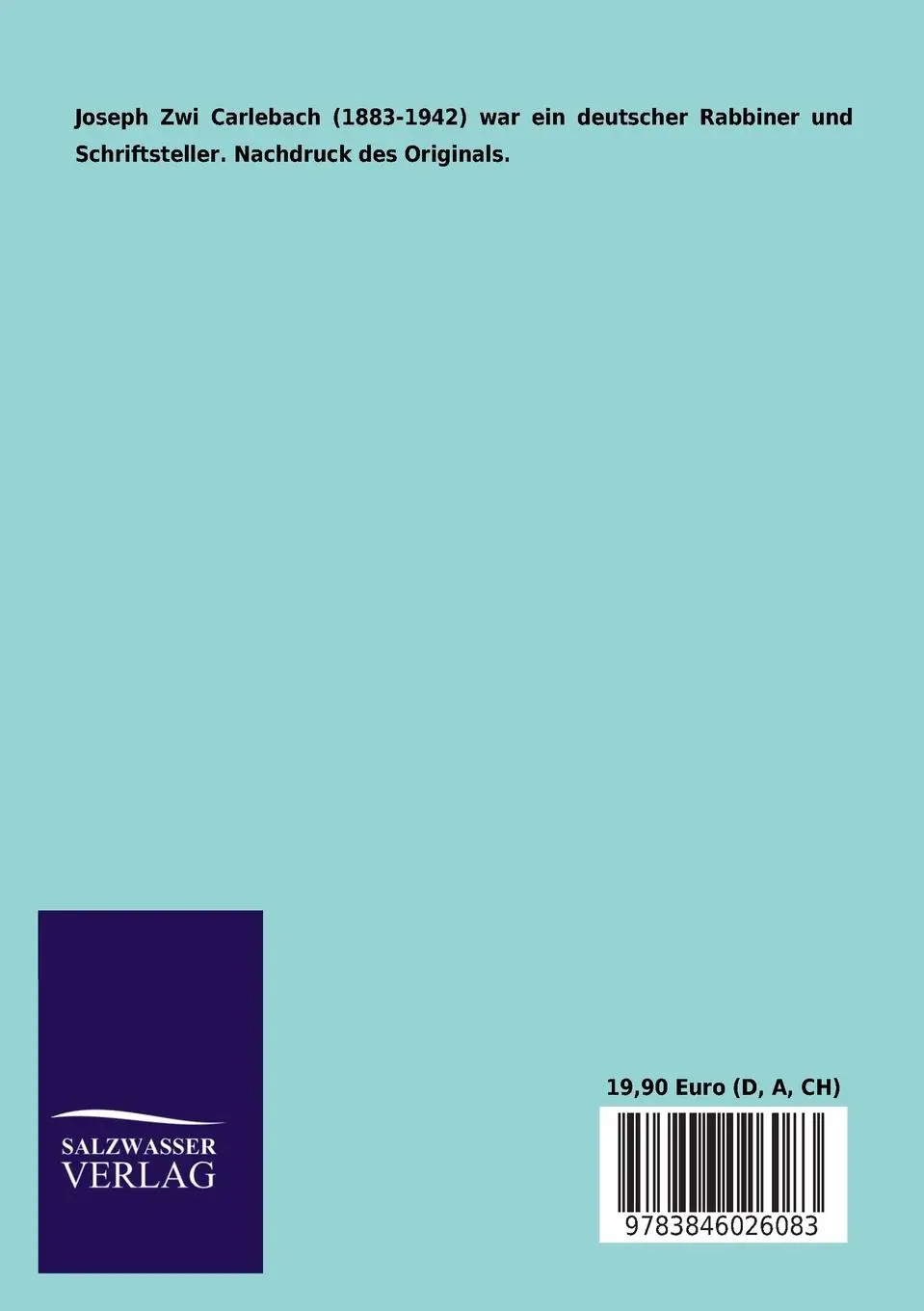 Rückseite: 9783846026083 | Das Hohelied | Joseph Carlebach | Taschenbuch | 148 S. | Deutsch