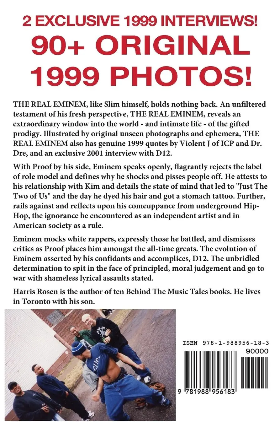 Rückseite: 9781988956183 | The Real Eminem | Revelations of an American Original | Harris Rosen