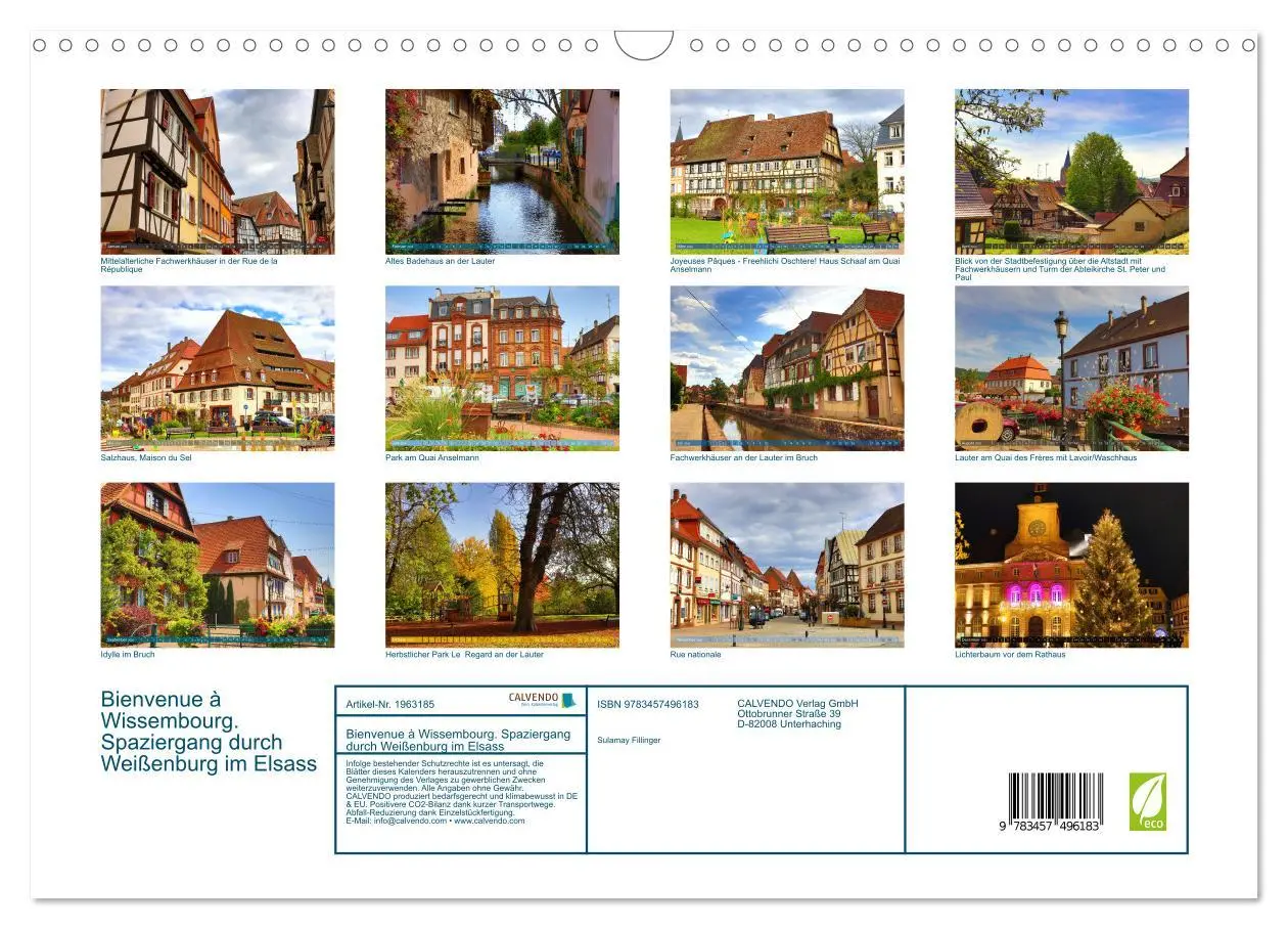 Bild: 9783457496183 | Bienvenue à Wissembourg. Spaziergang durch Weißenburg im Elsass...