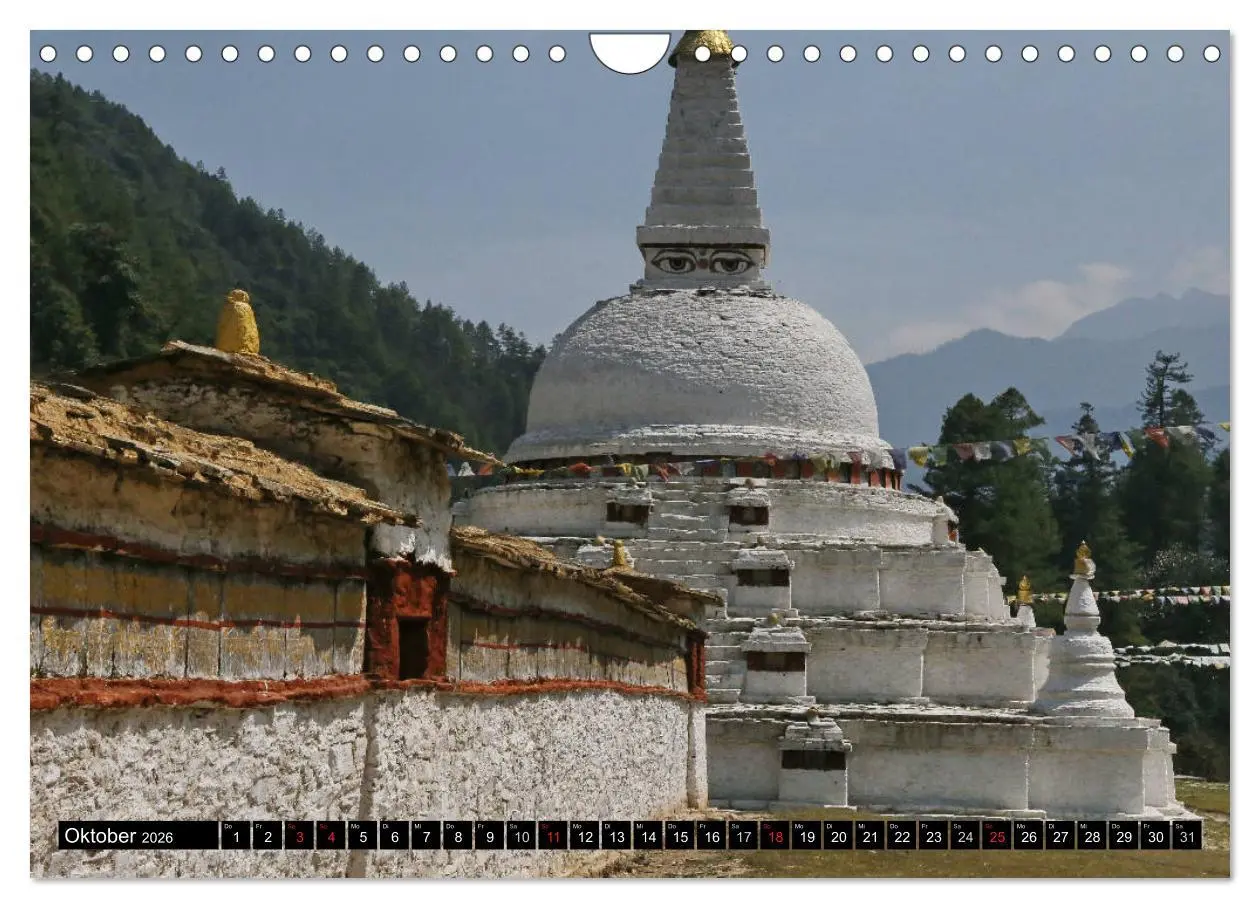 Bild: 9783457946183 | Druk Yul - Szenen aus Bhutan (Wandkalender 2026 DIN A4 quer),...