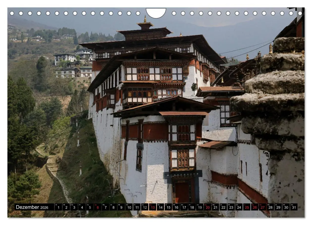 Bild: 9783457946183 | Druk Yul - Szenen aus Bhutan (Wandkalender 2026 DIN A4 quer),...