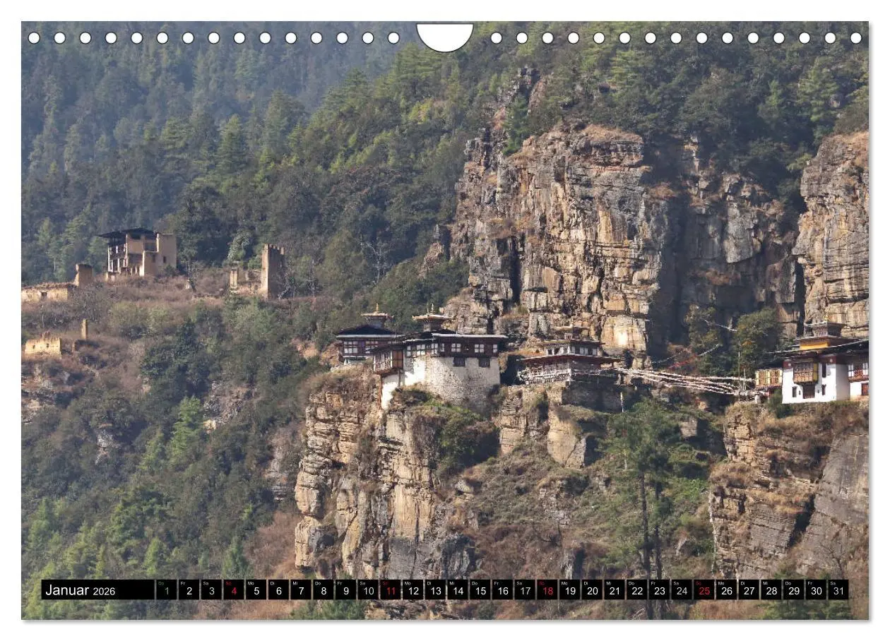 Bild: 9783457946183 | Druk Yul - Szenen aus Bhutan (Wandkalender 2026 DIN A4 quer),...