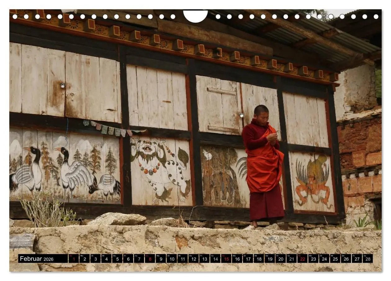 Bild: 9783457946183 | Druk Yul - Szenen aus Bhutan (Wandkalender 2026 DIN A4 quer),...
