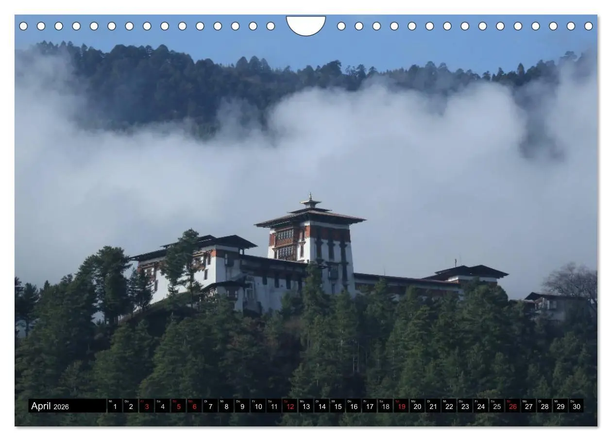 Bild: 9783457946183 | Druk Yul - Szenen aus Bhutan (Wandkalender 2026 DIN A4 quer),...