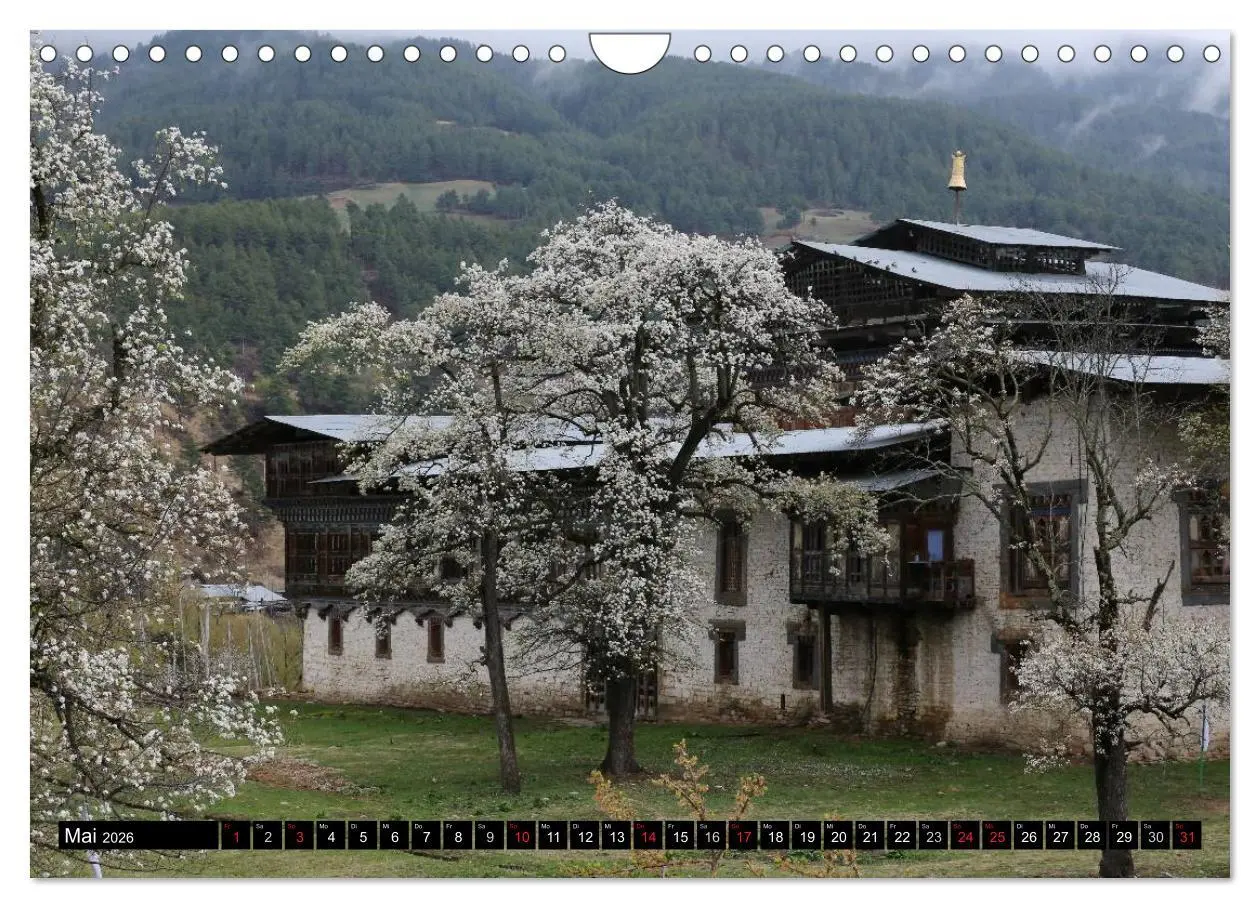 Bild: 9783457946183 | Druk Yul - Szenen aus Bhutan (Wandkalender 2026 DIN A4 quer),...