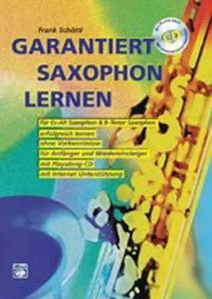 Cover: 9783933136183 | Garantiert Saxophon lernen | Frank Schöttl | Taschenbuch | 128 S.