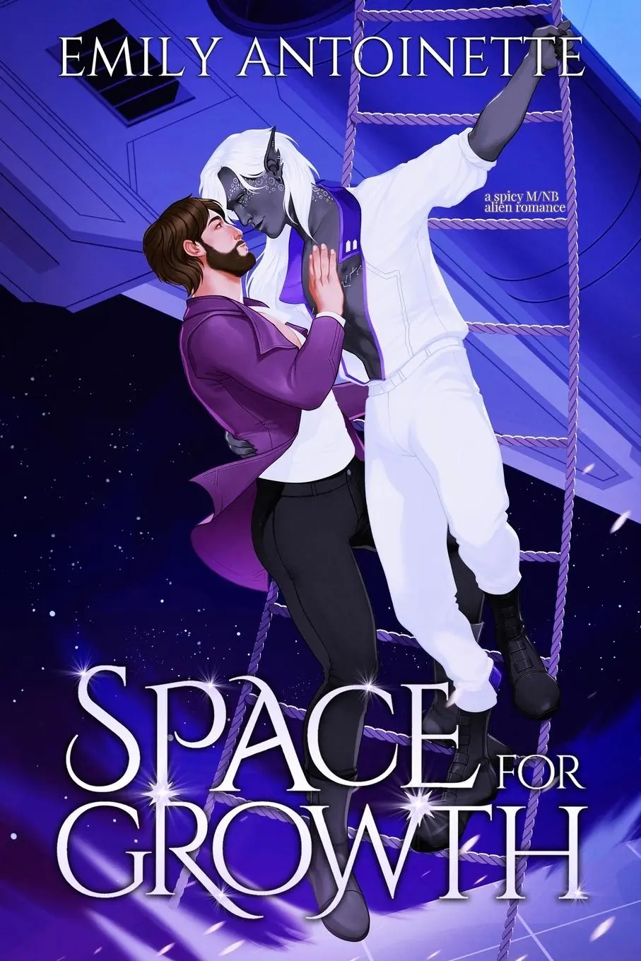 Cover: 9798988316183 | Space for Growth | A Spicy M/NB Alien Romance | Emily Antoinette