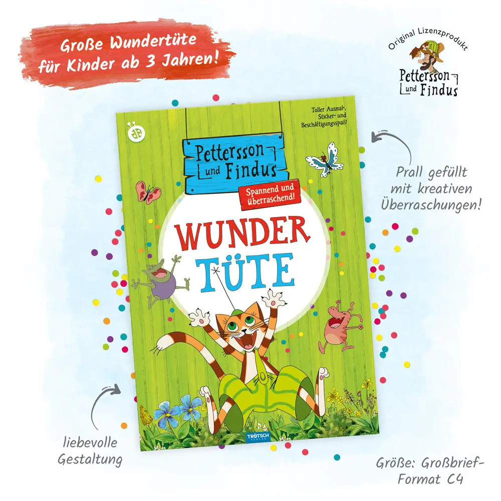 Bild: 4251901506283 | Trötsch Pettersson &amp; Findus Wundertüte | Trötsch Verlag GmbH &amp; Co.KG