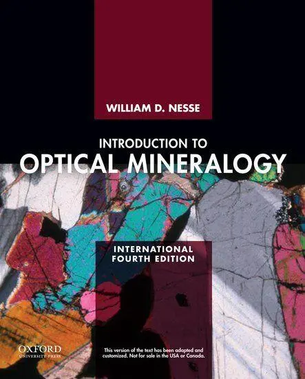 Cover: 9780199846283 | INTRO OPTICAL MINERALOGY 4E INT ED P | Nesse | Taschenbuch | Englisch