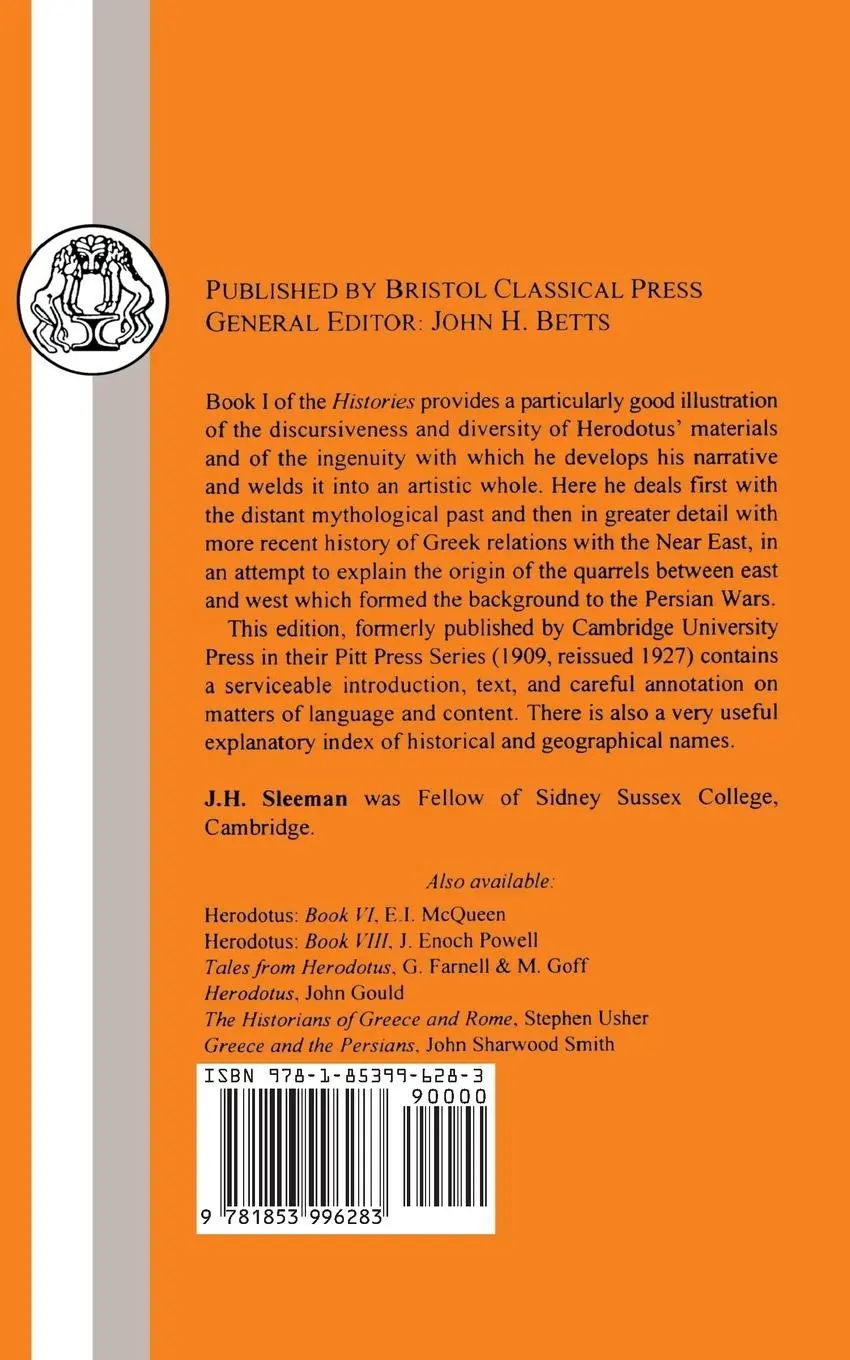 Rückseite: 9781853996283 | Herodotus | Histories I | Herodotus | Taschenbuch | Englisch | 2013