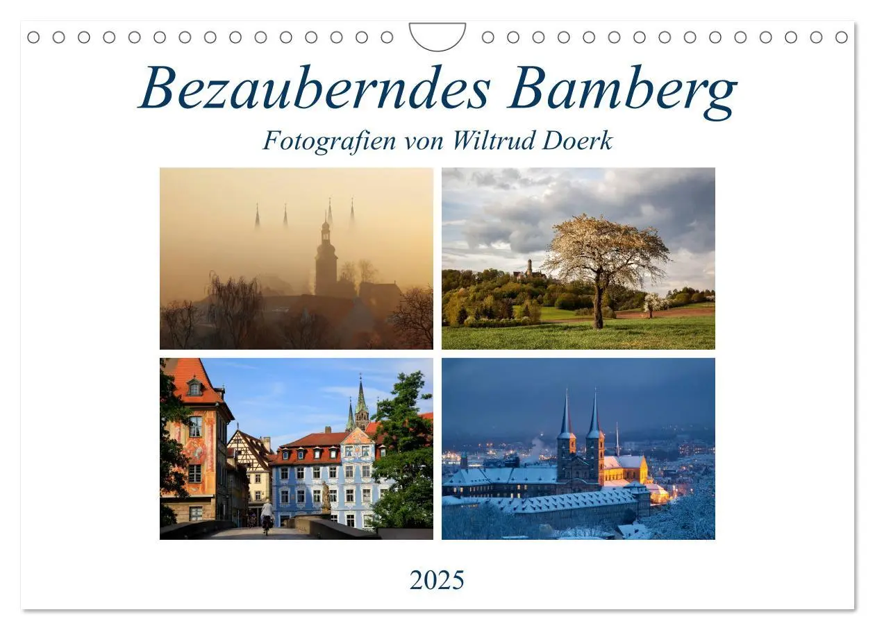 Cover: 9783435536283 | Bezauberndes Bamberg (Wandkalender 2025 DIN A4 quer), CALVENDO...
