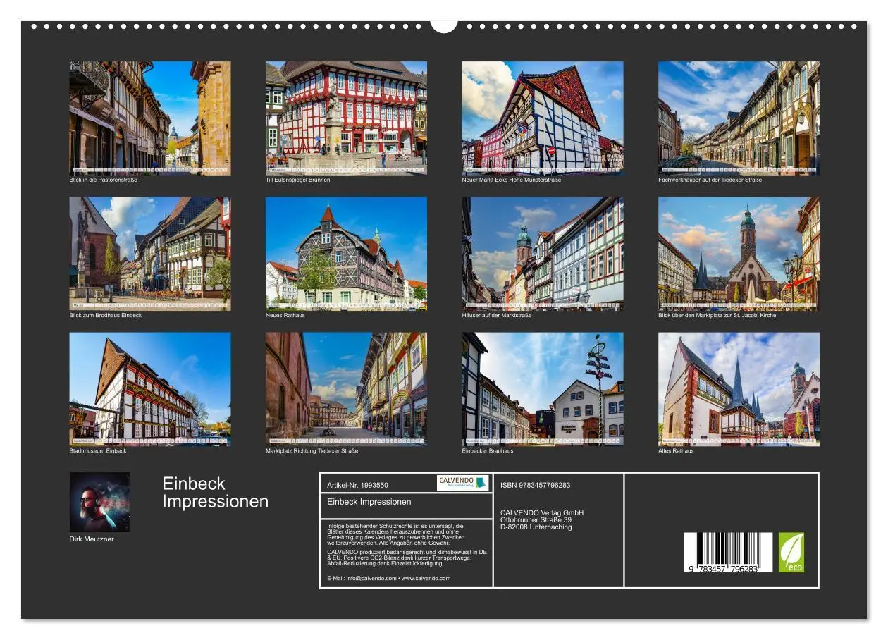 Bild: 9783457796283 | Einbeck Impressionen (hochwertiger Premium Wandkalender 2026 DIN A2...