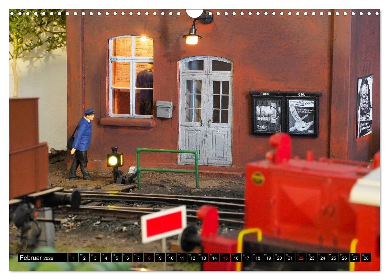 Bild: 9783516026283 | Kleine Bahnwelt in Spur 1 (Wandkalender 2026 DIN A3 quer), CALVENDO...