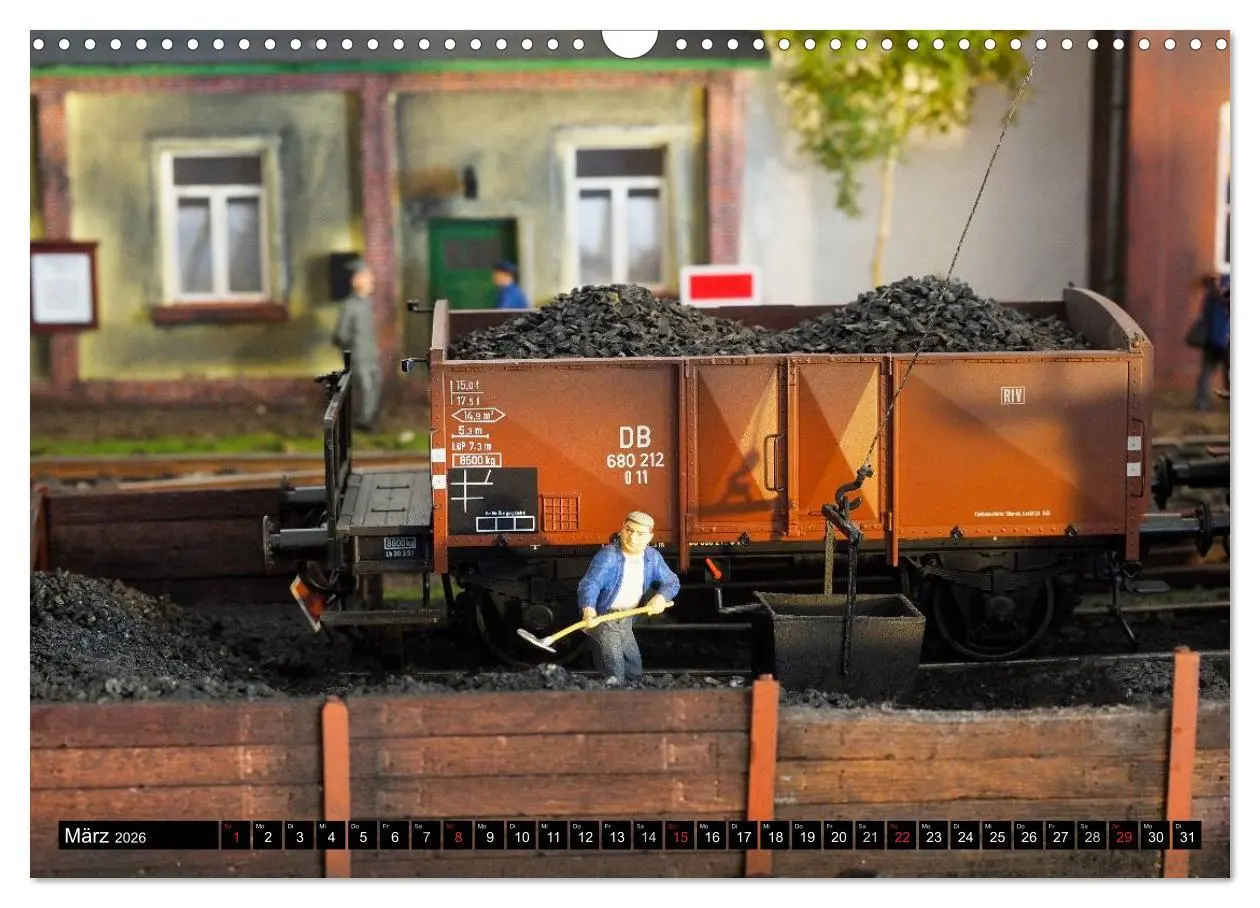 Bild: 9783516026283 | Kleine Bahnwelt in Spur 1 (Wandkalender 2026 DIN A3 quer), CALVENDO...