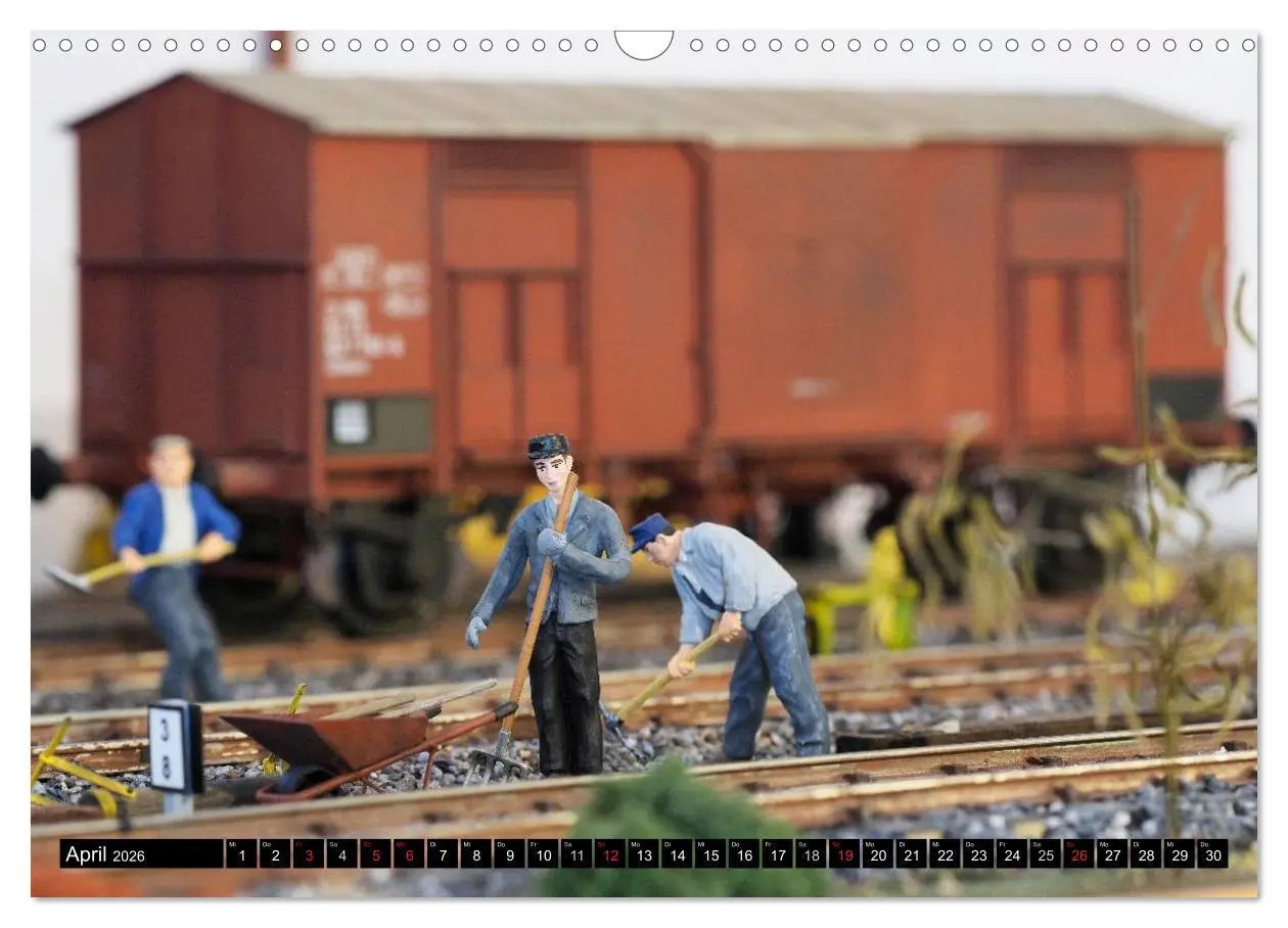 Bild: 9783516026283 | Kleine Bahnwelt in Spur 1 (Wandkalender 2026 DIN A3 quer), CALVENDO...