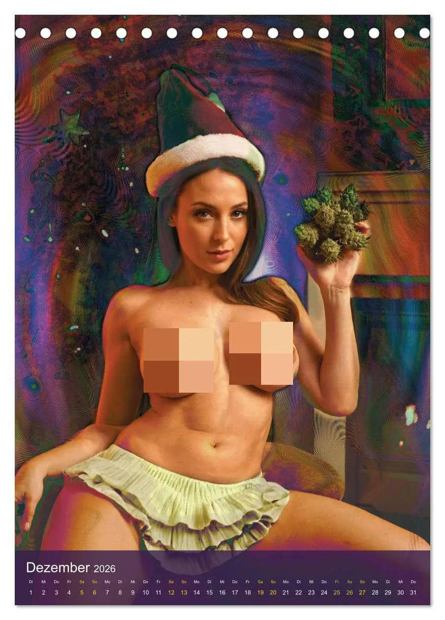 Bild: 9783516266283 | Psychodelic -Sexy Girls &amp; Cannabis (Tischkalender 2026 DIN A5...
