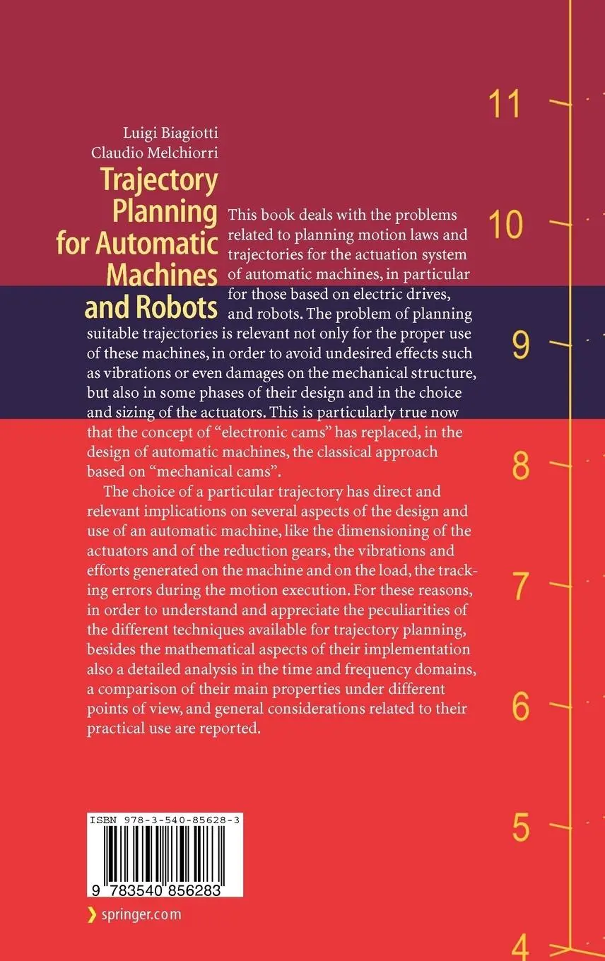 Rückseite: 9783540856283 | Trajectory Planning for Automatic Machines and Robots | Buch | xiv