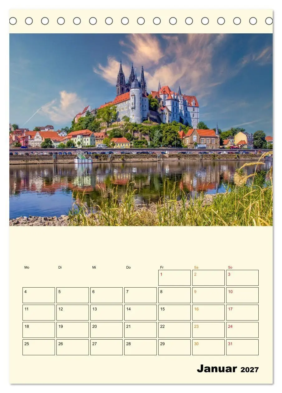 Bild: 9783569426283 | Mein Sachsen (Tischkalender 2027 DIN A5 hoch), CALVENDO Monatskalender