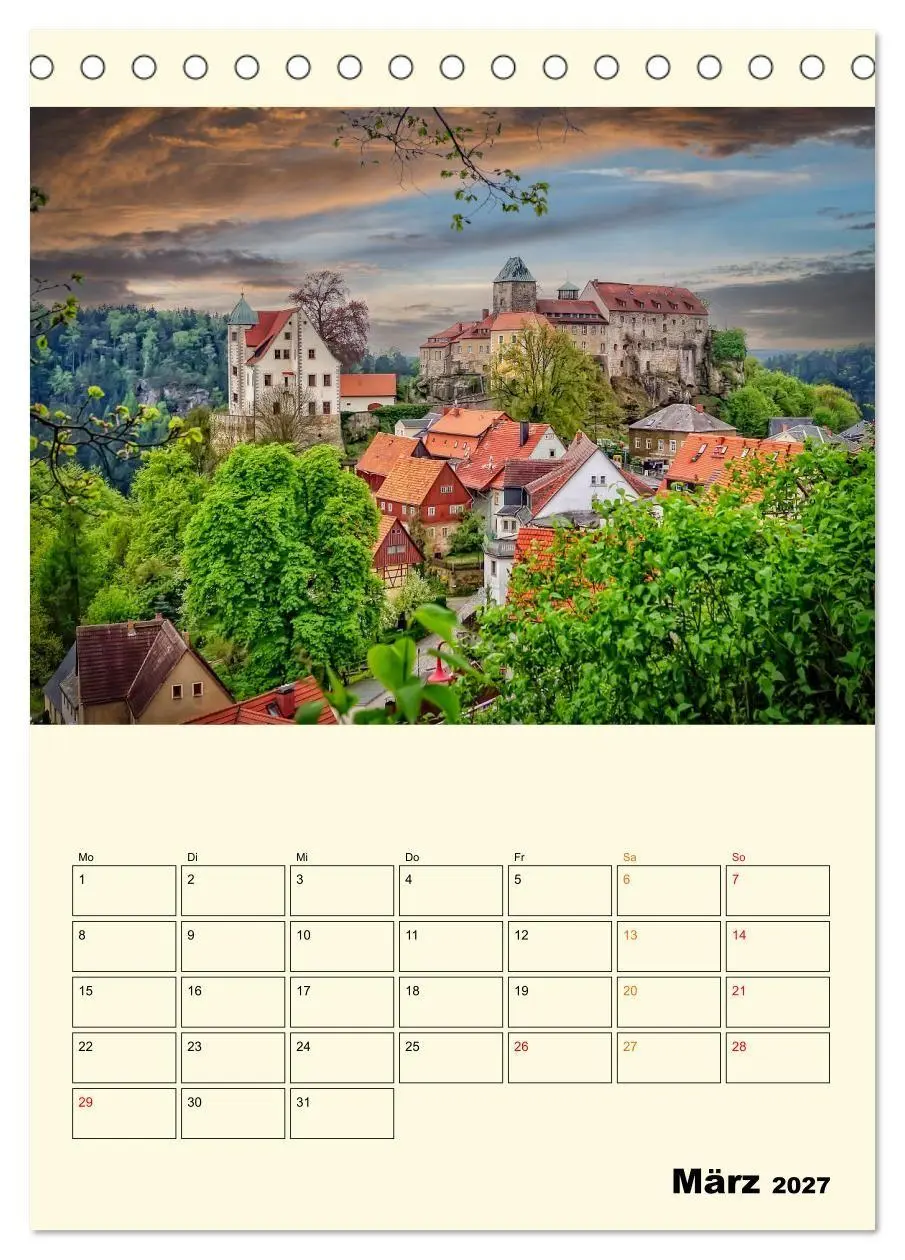 Bild: 9783569426283 | Mein Sachsen (Tischkalender 2027 DIN A5 hoch), CALVENDO Monatskalender