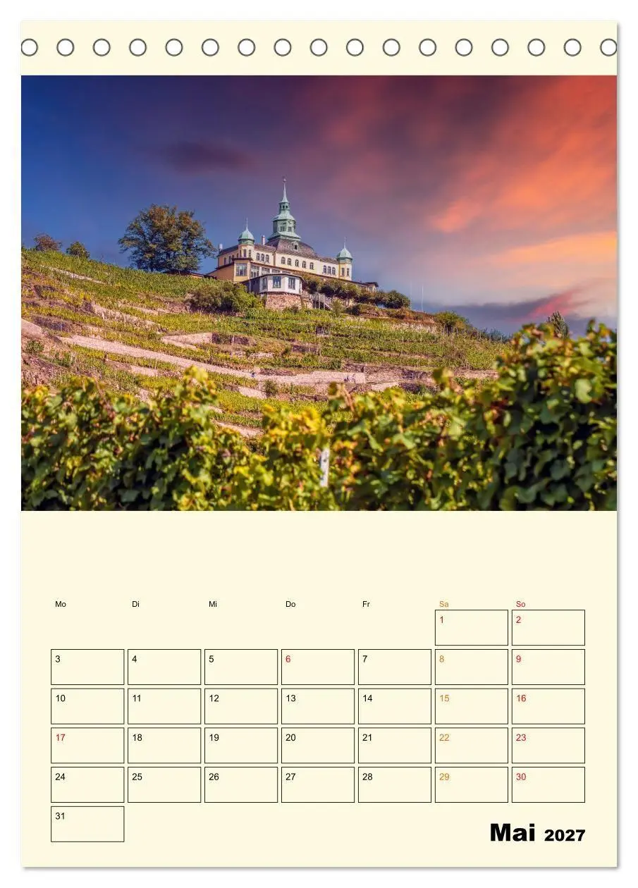 Bild: 9783569426283 | Mein Sachsen (Tischkalender 2027 DIN A5 hoch), CALVENDO Monatskalender