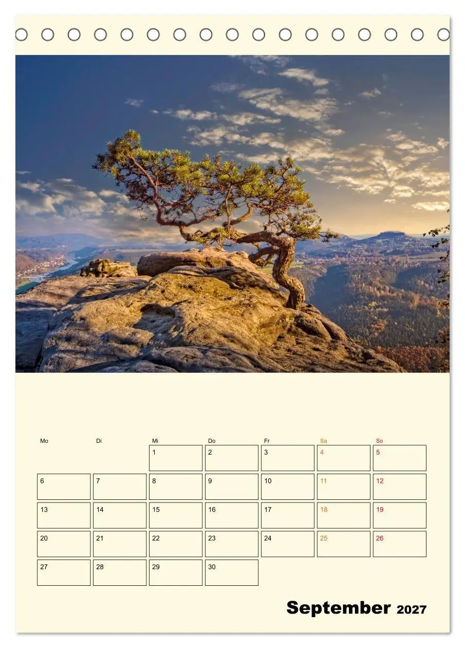 Bild: 9783569426283 | Mein Sachsen (Tischkalender 2027 DIN A5 hoch), CALVENDO Monatskalender