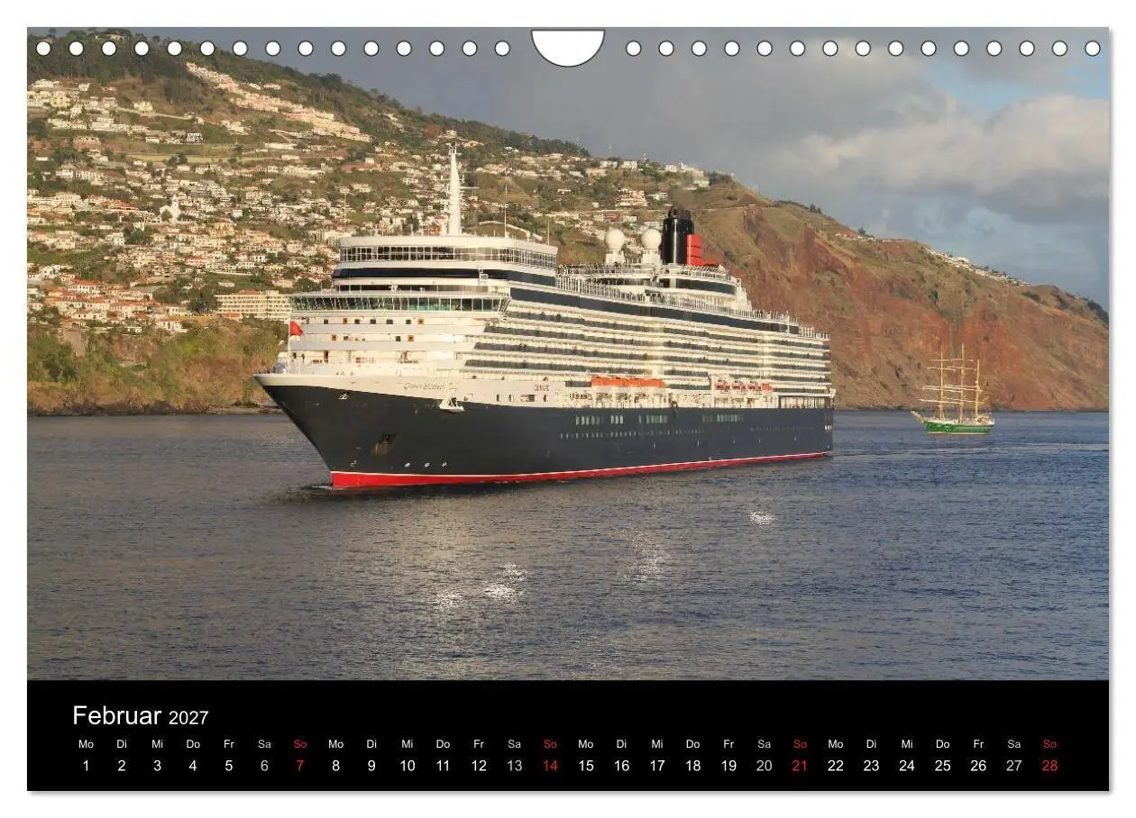 Bild: 9783594246283 | Kreuzfahrtschiffe in Europa (Wandkalender 2027 DIN A4 quer),...